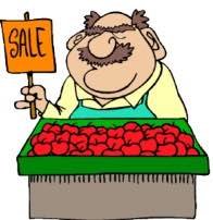 man selling apples