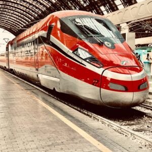 train at station
